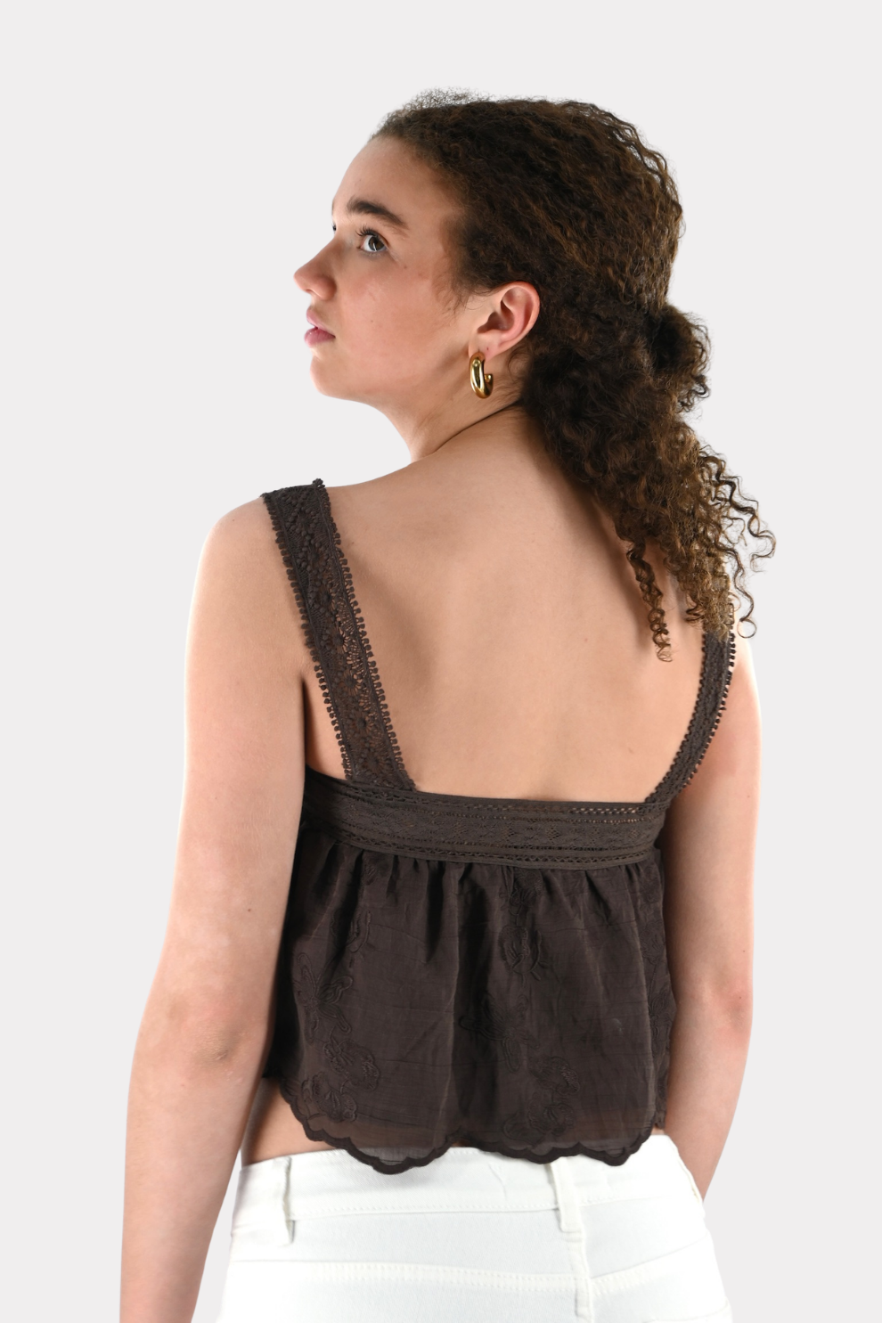 Breeze top - dark brown
