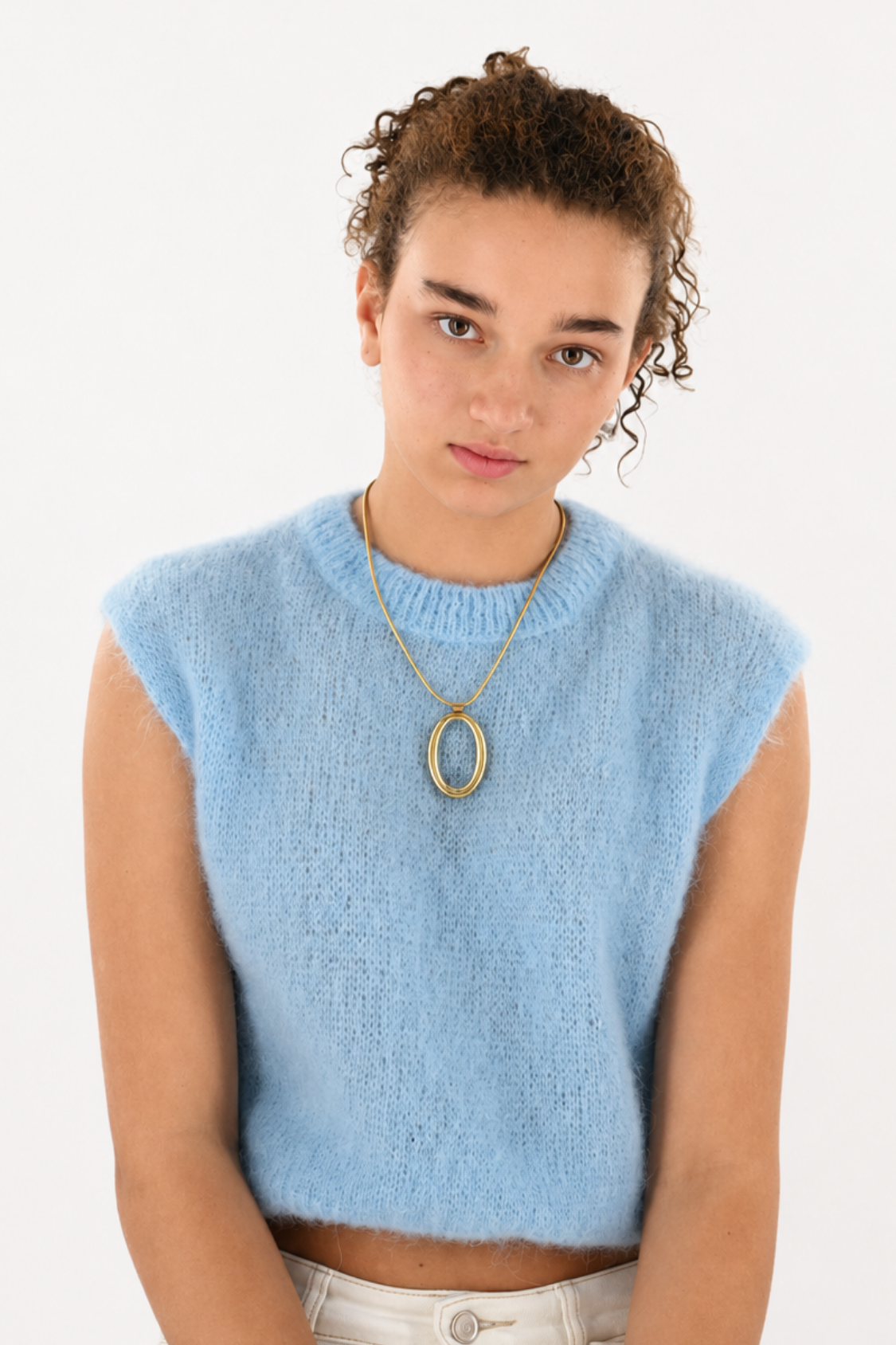 Halo collier - or