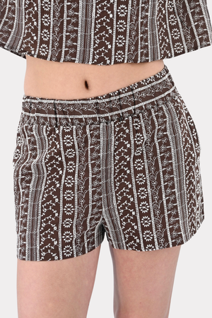 Dune short - bruin