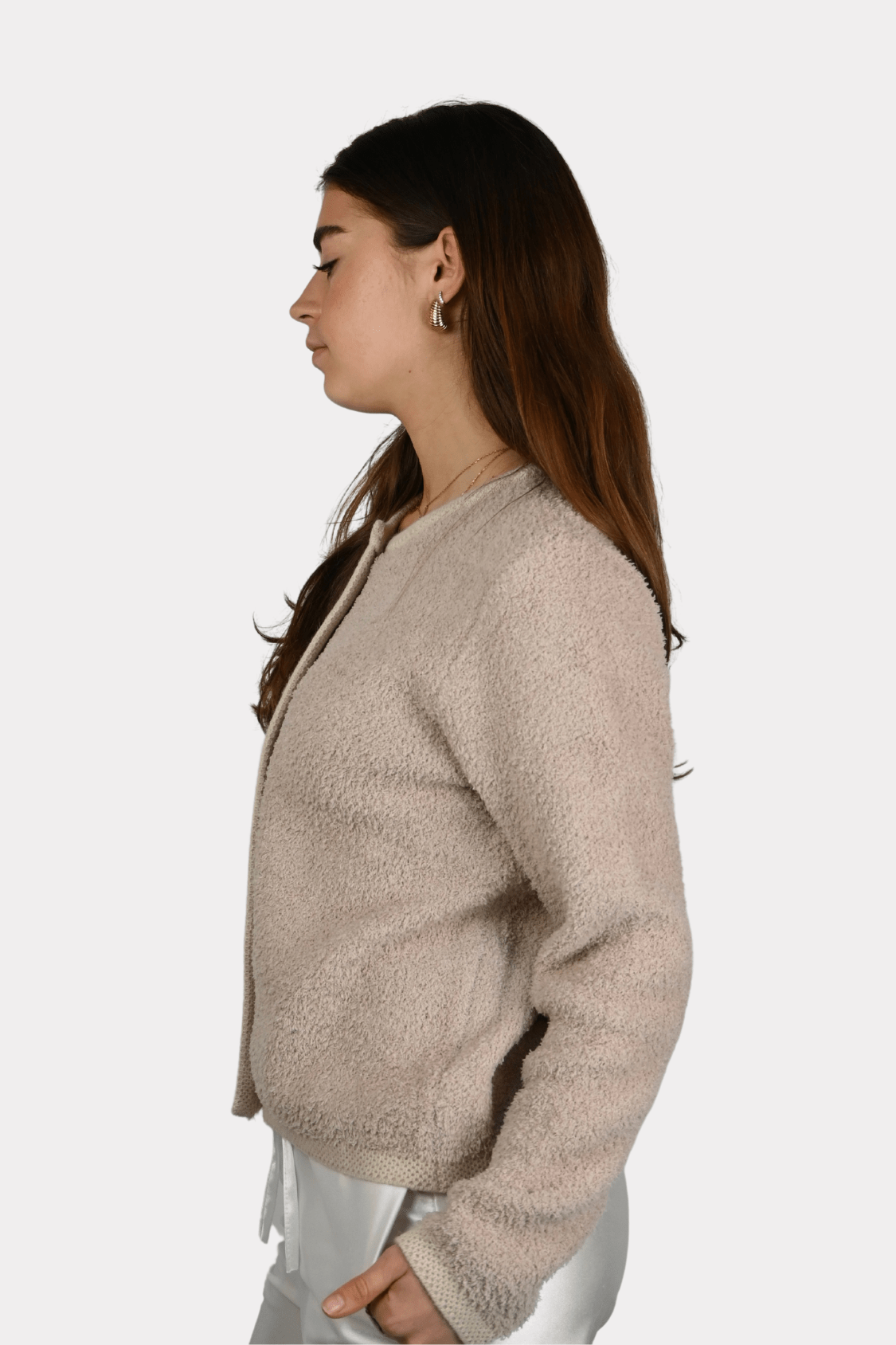 Liena cardigan - licht bruin