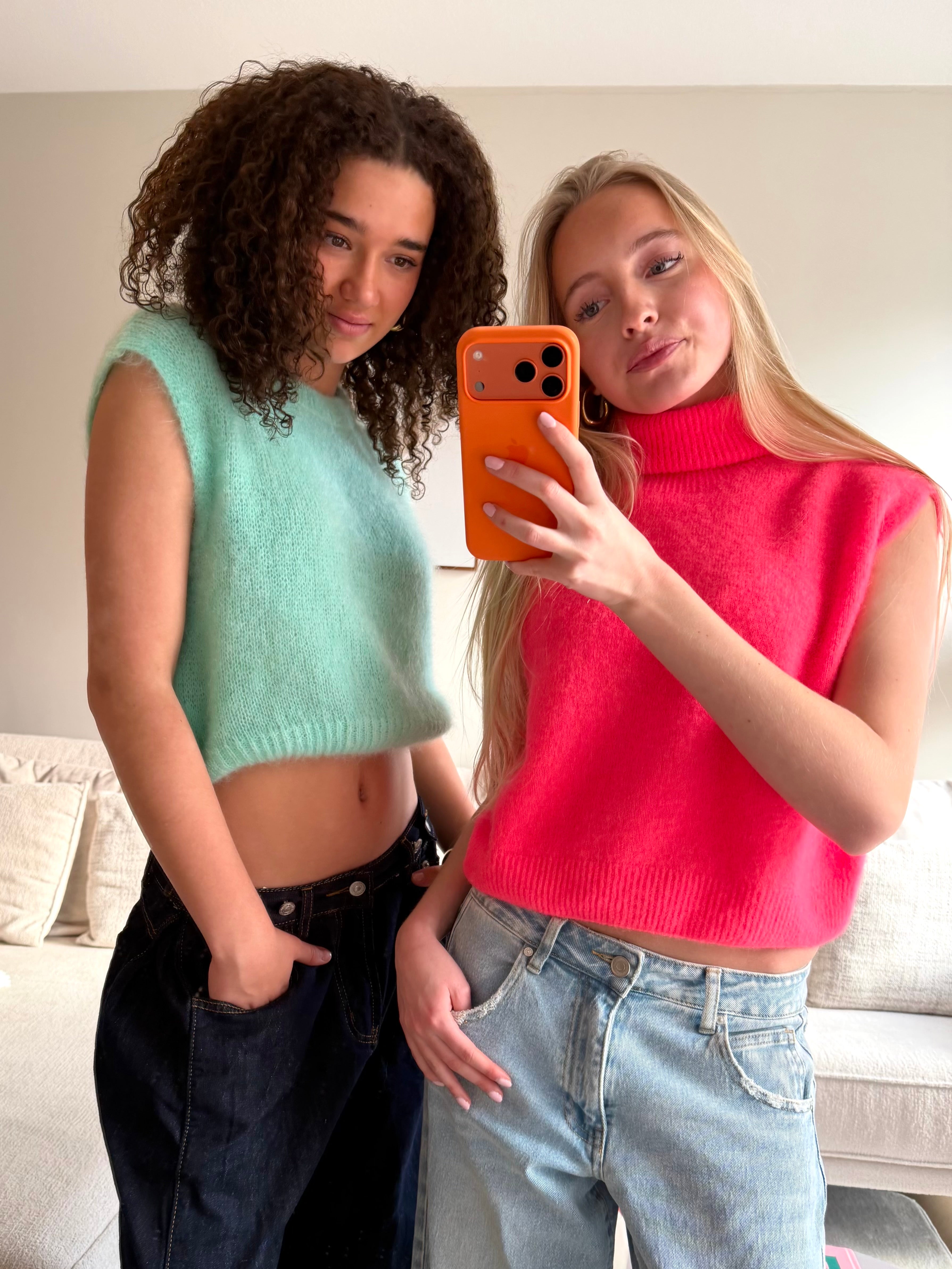 Soft classic knit  - aqua