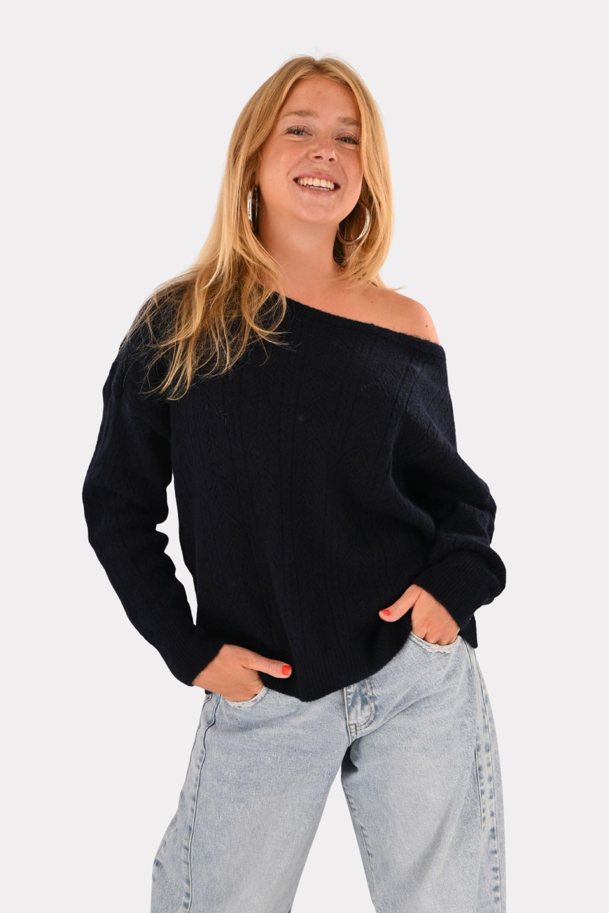 Lola-Pullover - Marineblau
