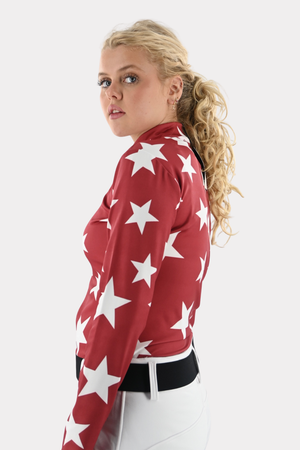 Starry ski turtleneck burgundy Fashiontiger 4