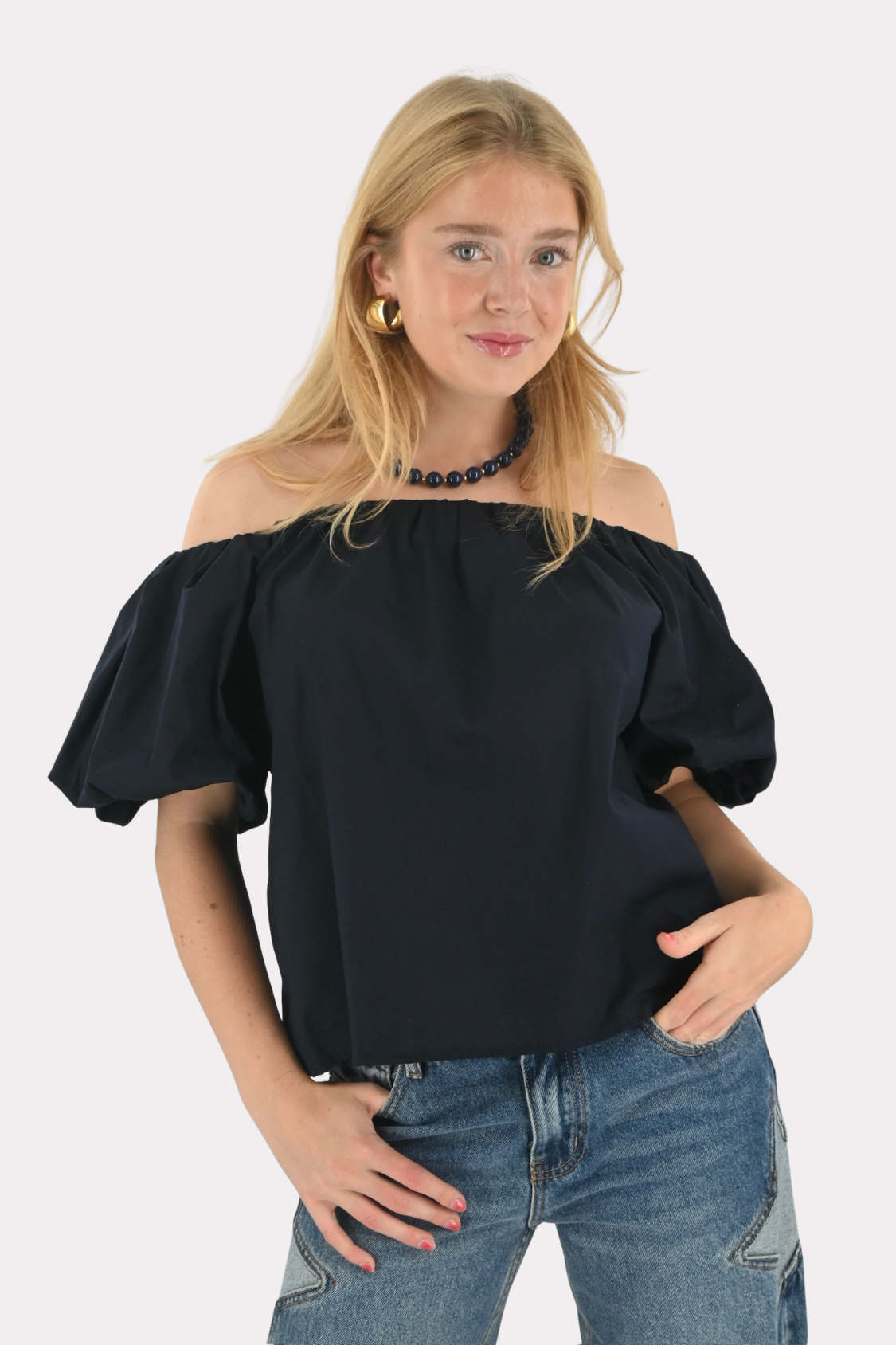 Fiore-blouse-navy-fashiontiger-1