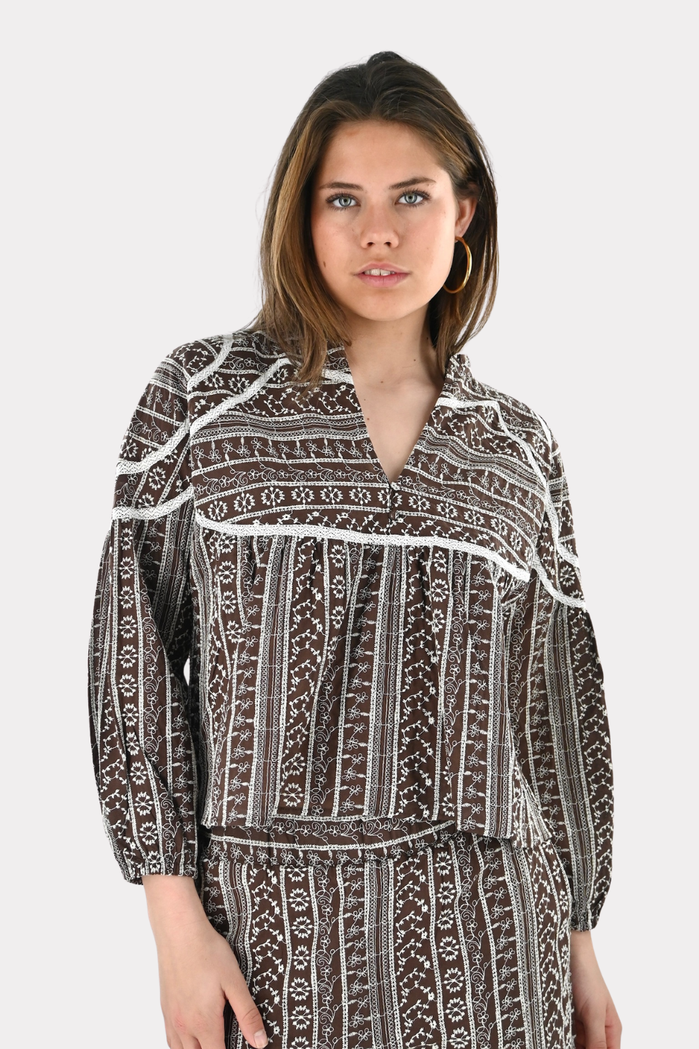 Blouse Dune - marron