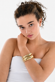 Statement Bangle Medium - Gold