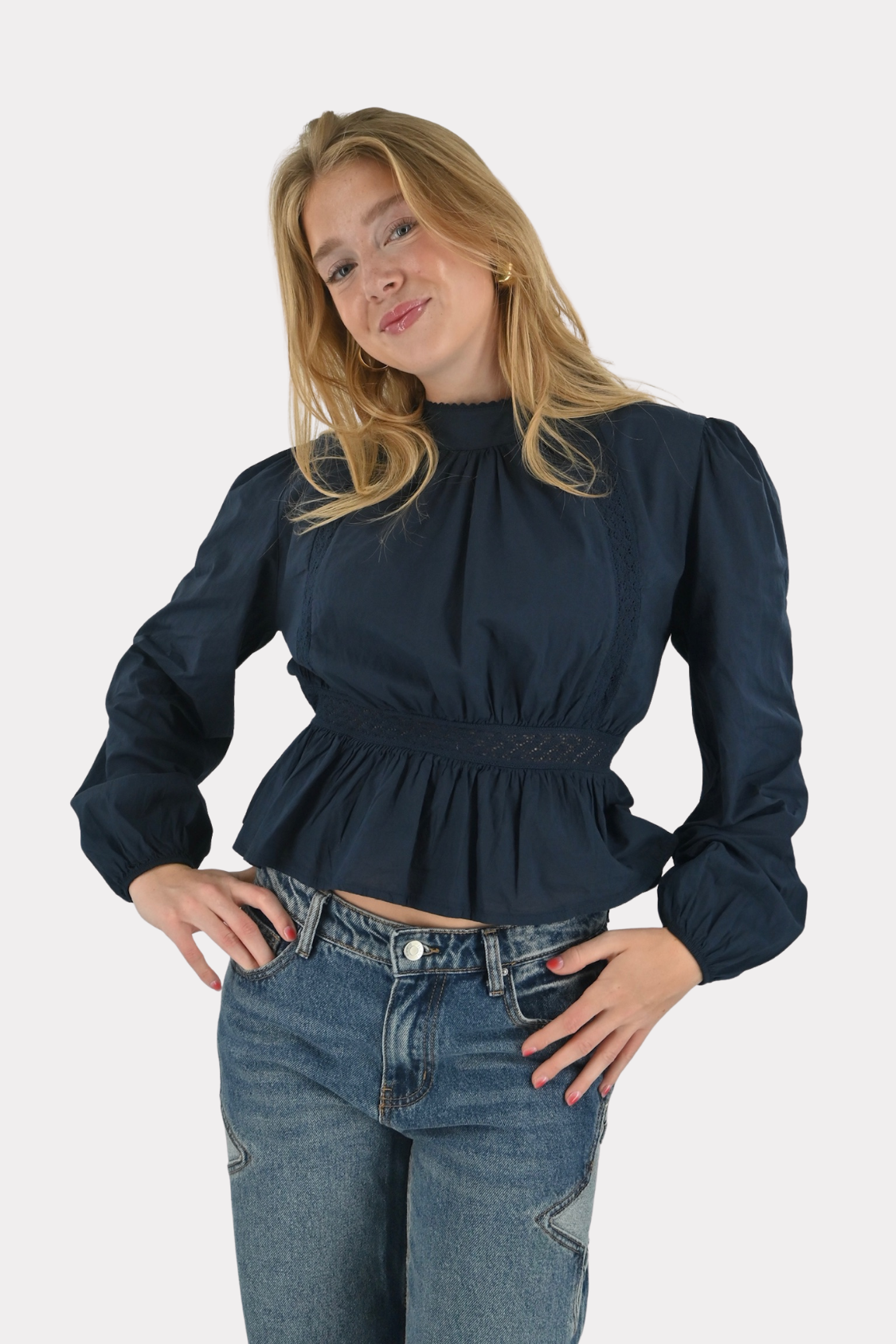 Marie-blouse-navy-fashiontiger-1