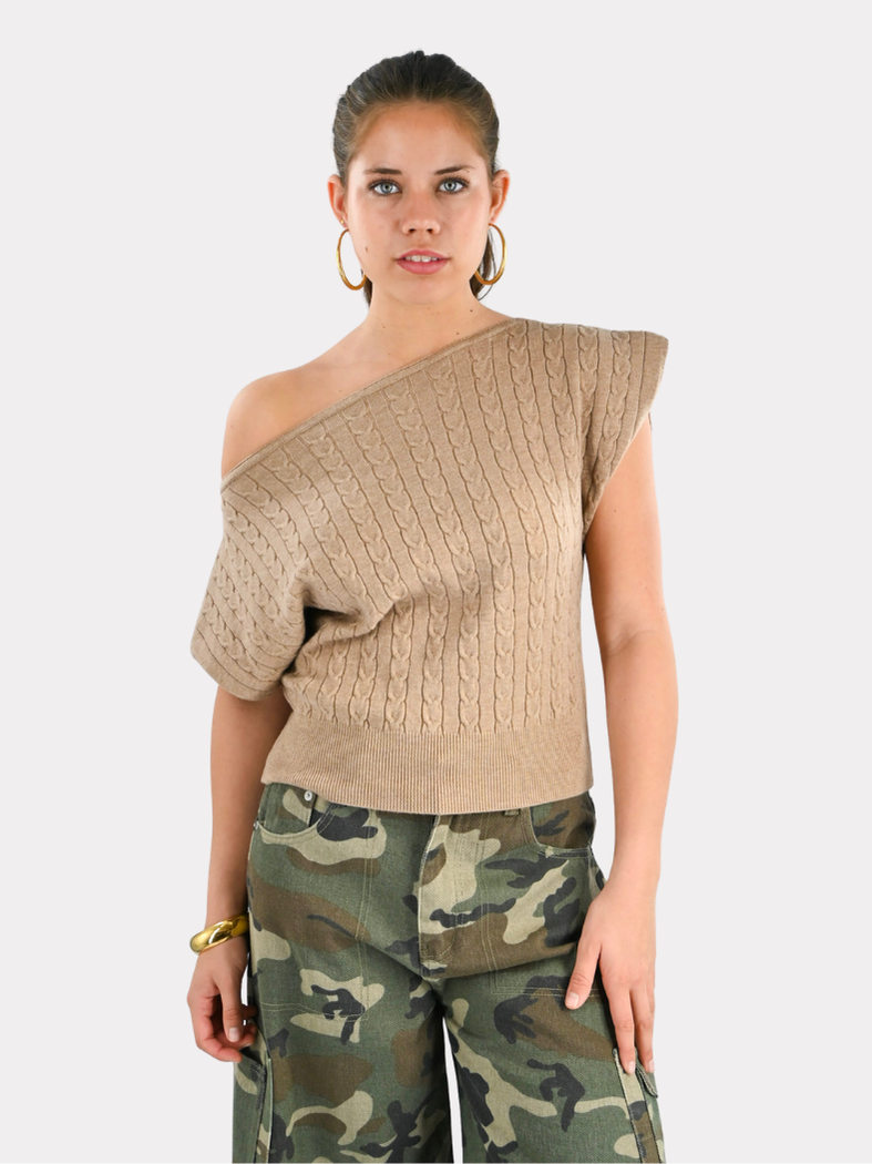 Mare top - taupe