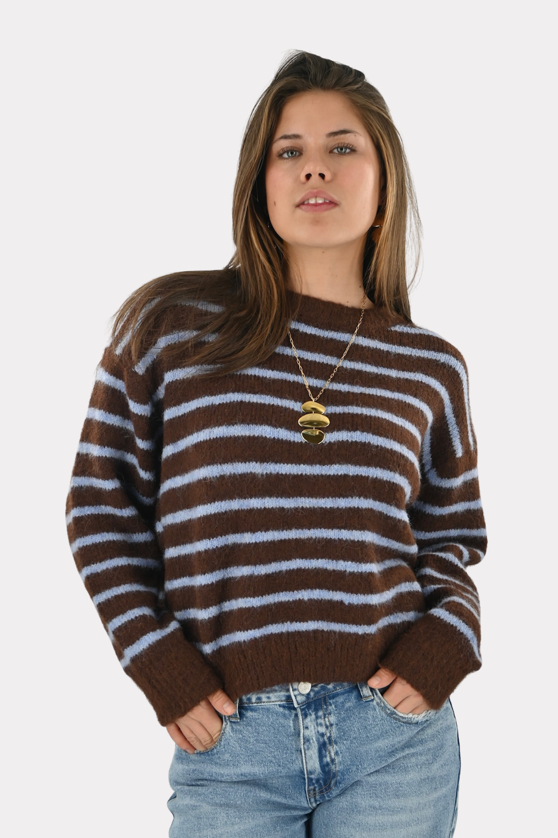 Jade-knit-blue-brown-striped-fashiontiger-1