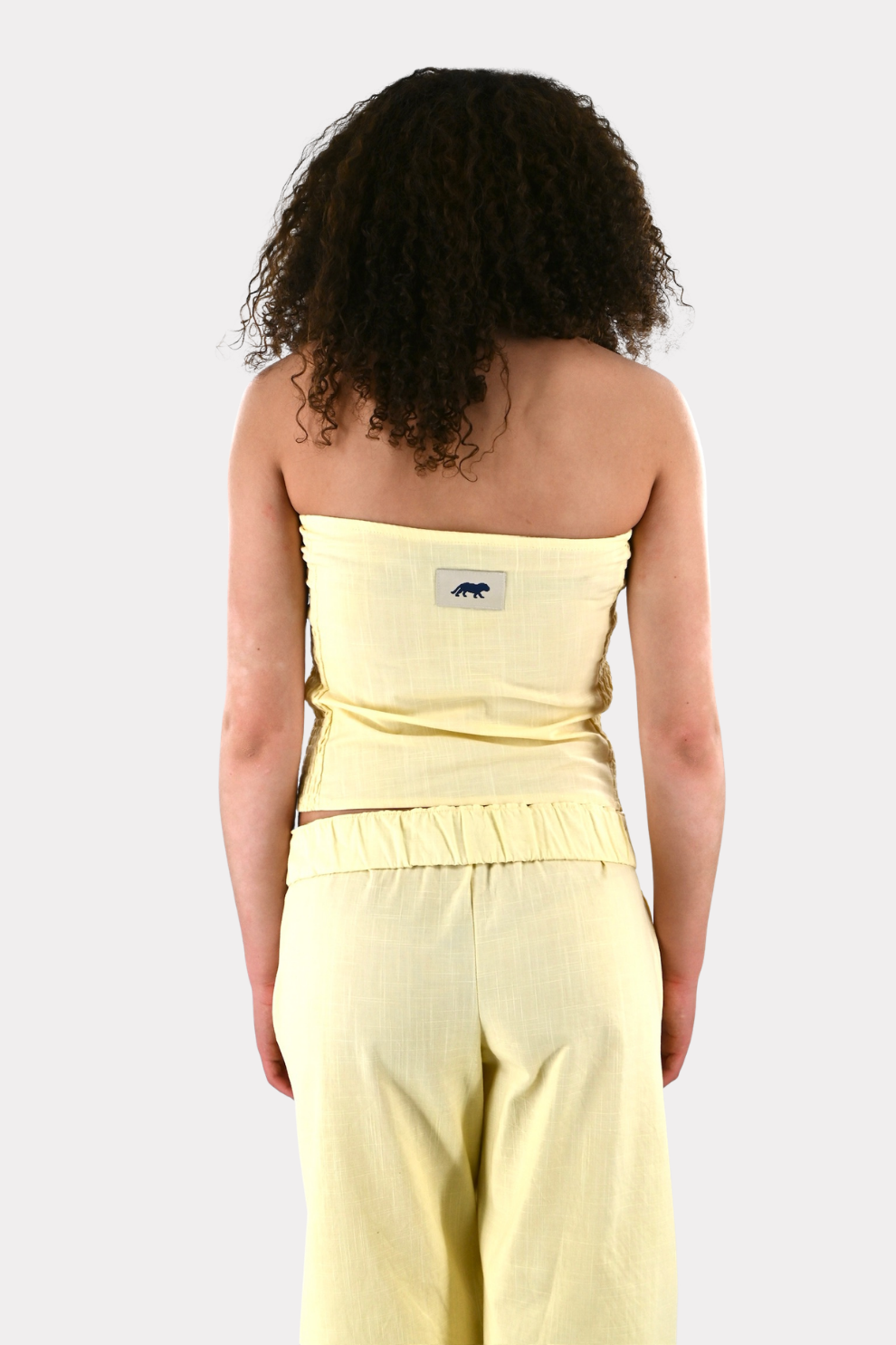 Tiger tube top - butter yellow PRE-ORDER ships 23 April
