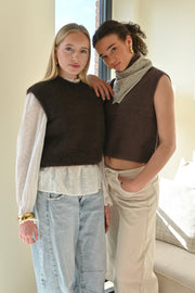 Soft classic knit  - brown