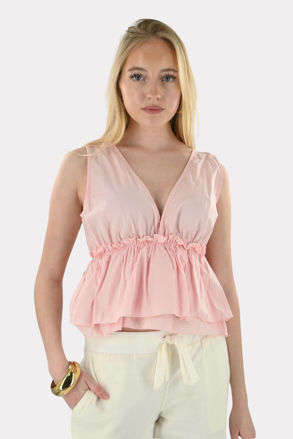 [photo_size]Milou mesure 1,66 m et porte la taille S/M.
