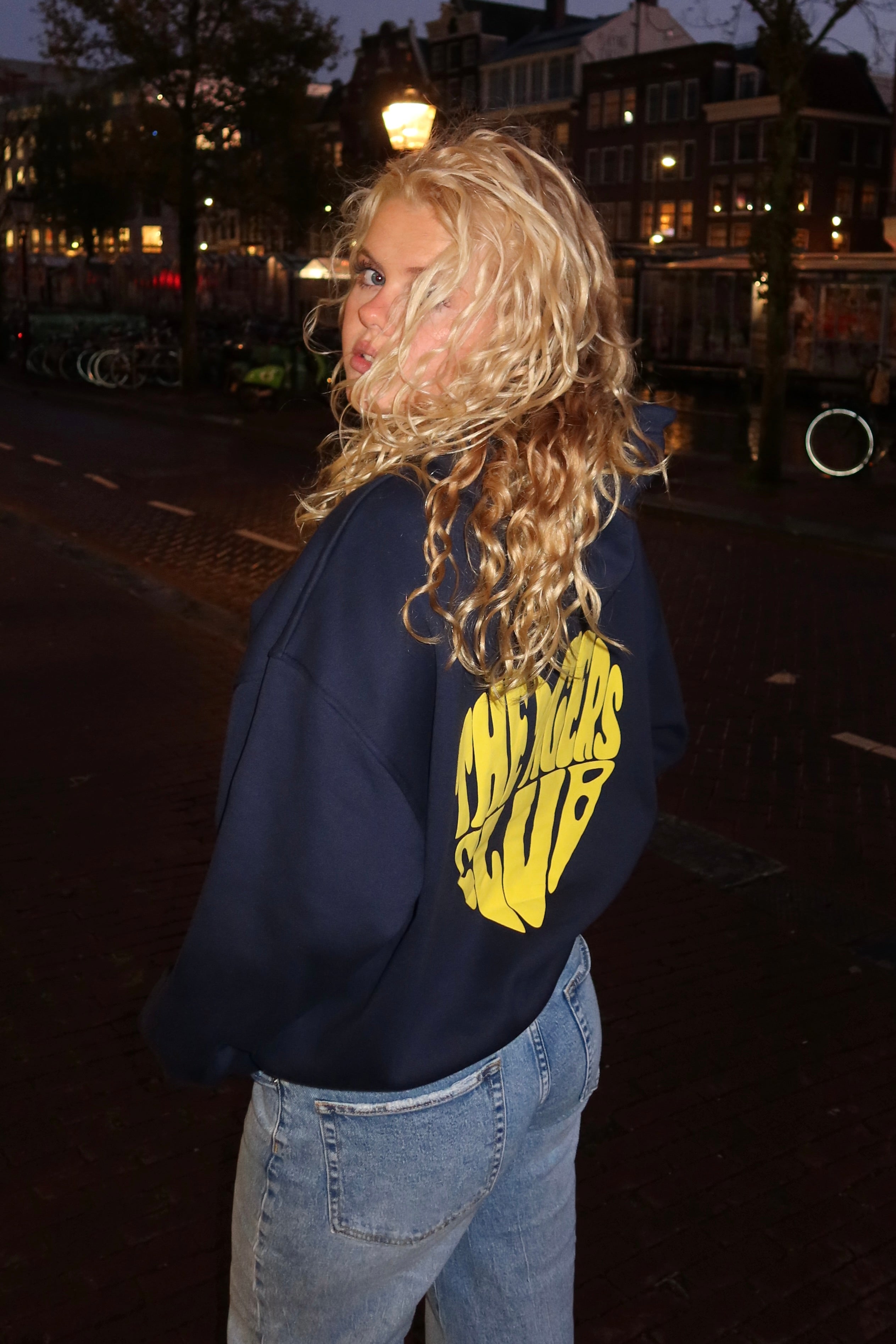 Love tigers hoodie - navy