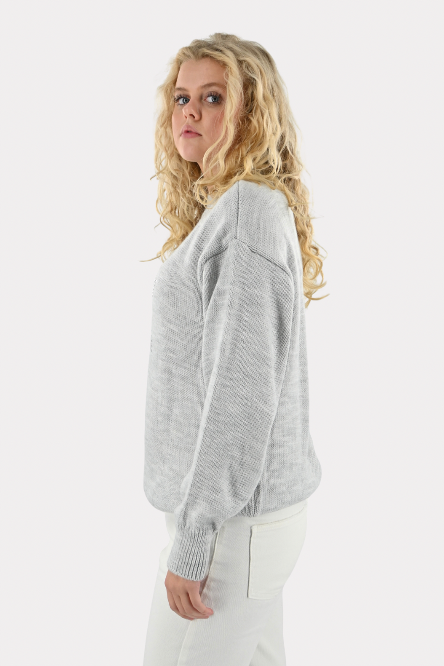 Hamptons en maille - bordeaux