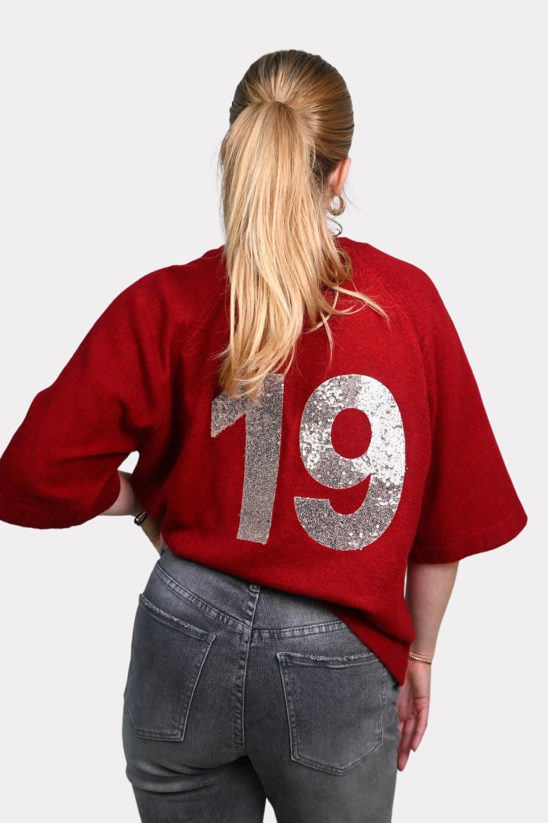 <tc>19 glitter knit tee - red</tc>