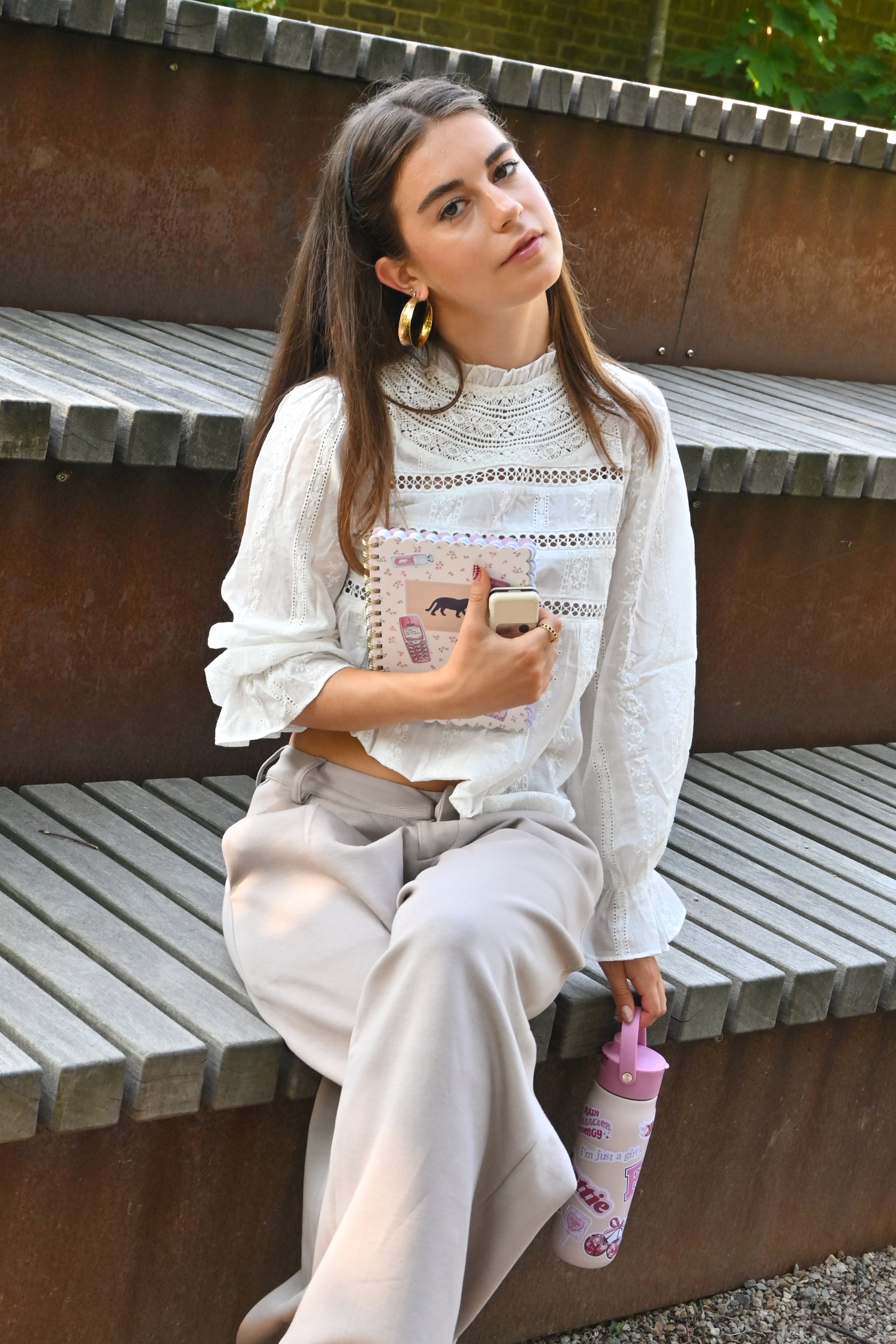 Febe Bluse - blassgelb