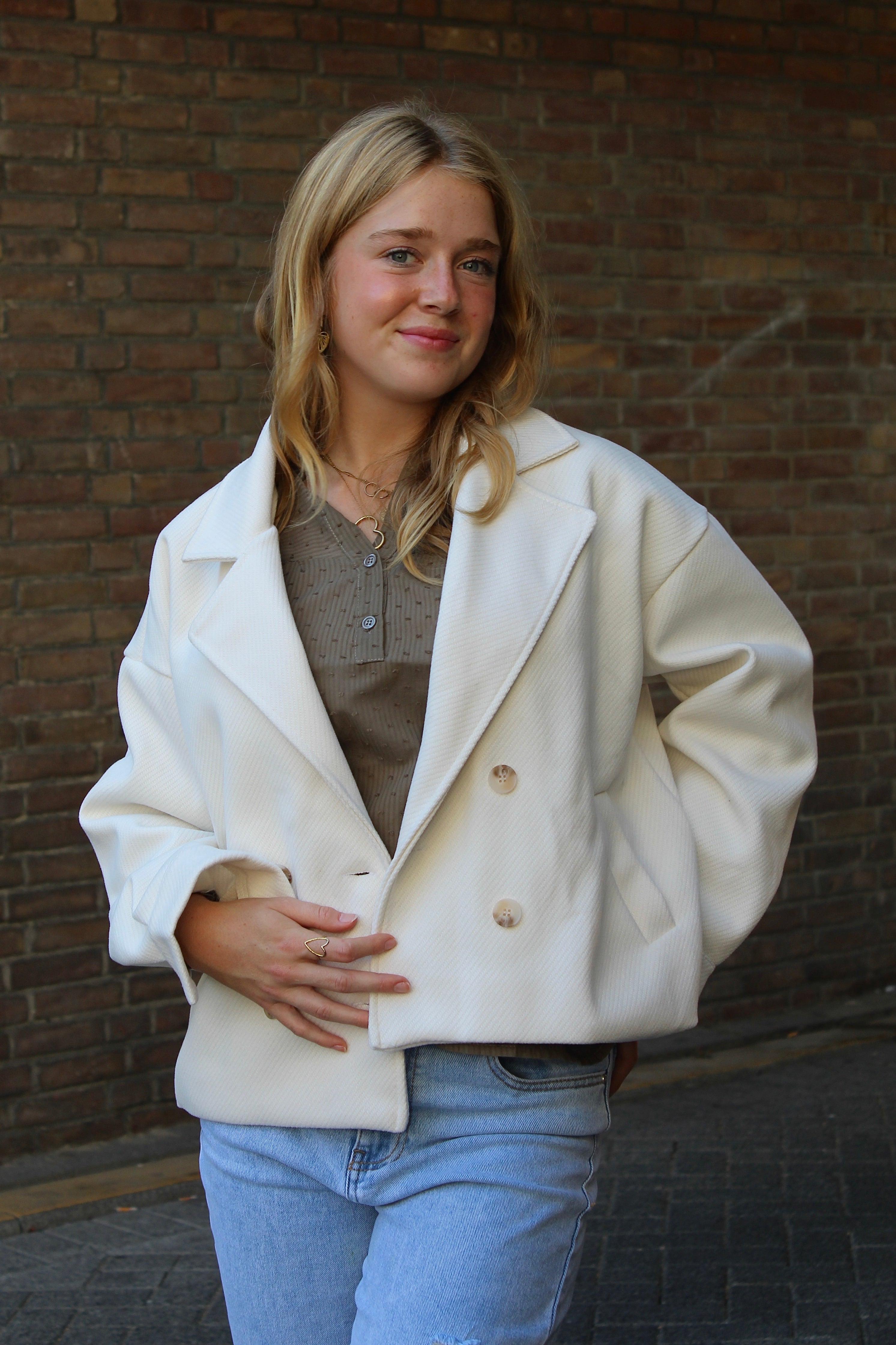 Scandi jacket cream