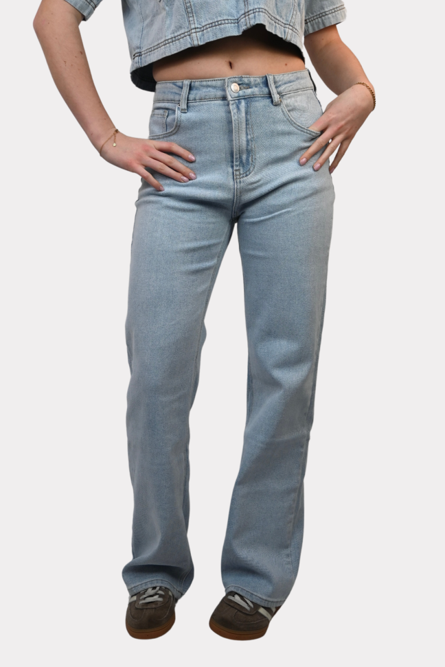 Jazzy straight leg jeans - light blue