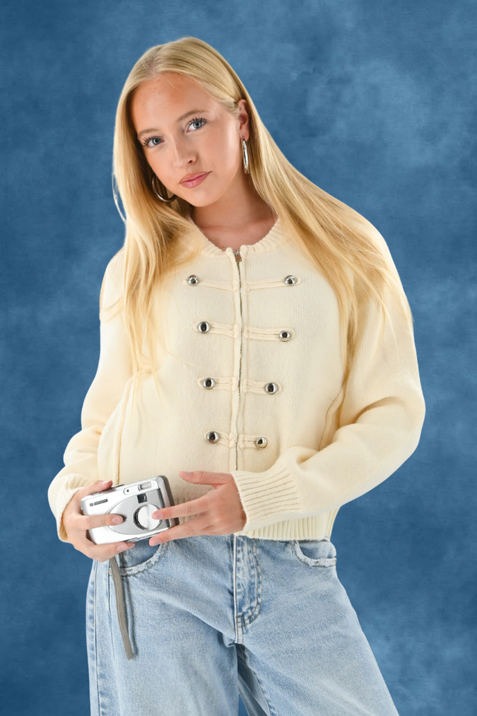 Tara Captain-Zipper - Beige