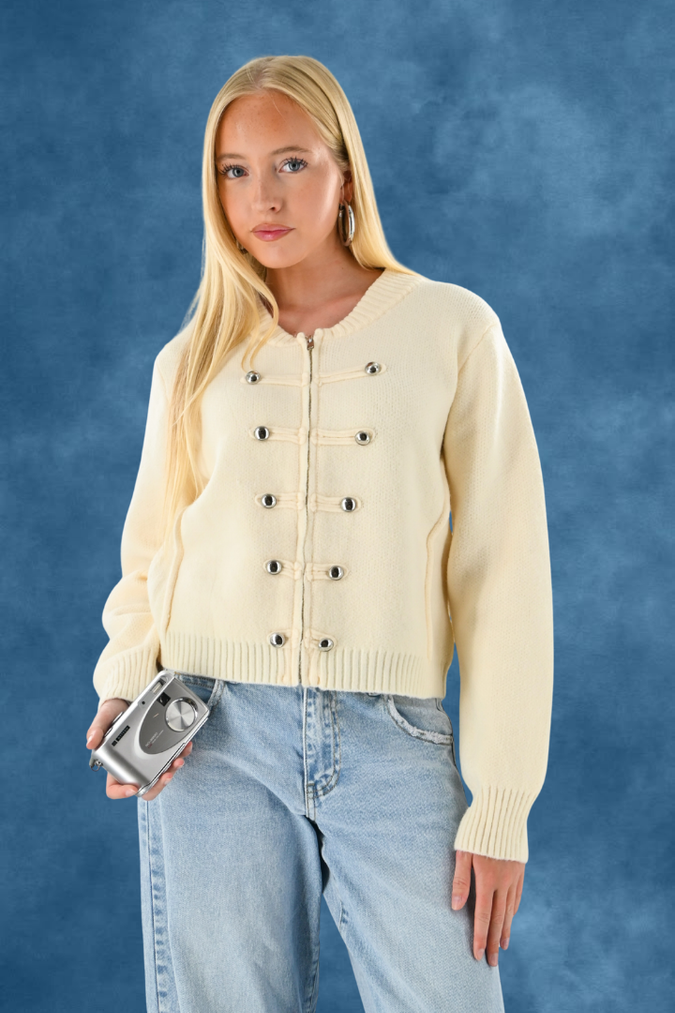 Tara Captain-Zipper - Beige