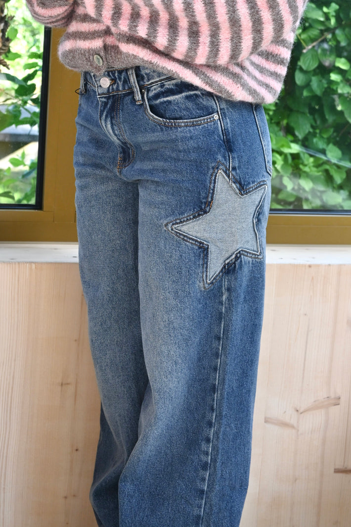 Jeans „Stern der Nacht“ – blau