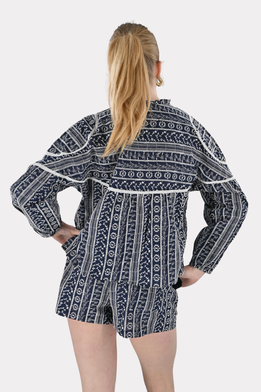 Dune-Bluse - Marineblau