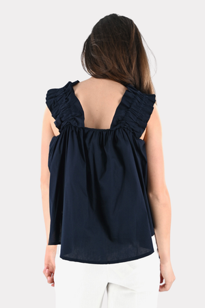 Bubble top - navy