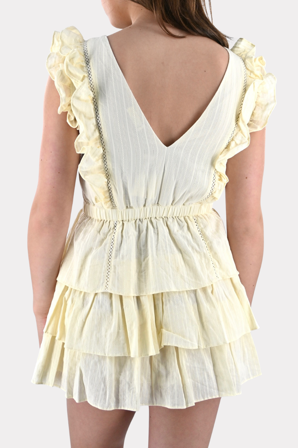 Reef dress - pale yellow