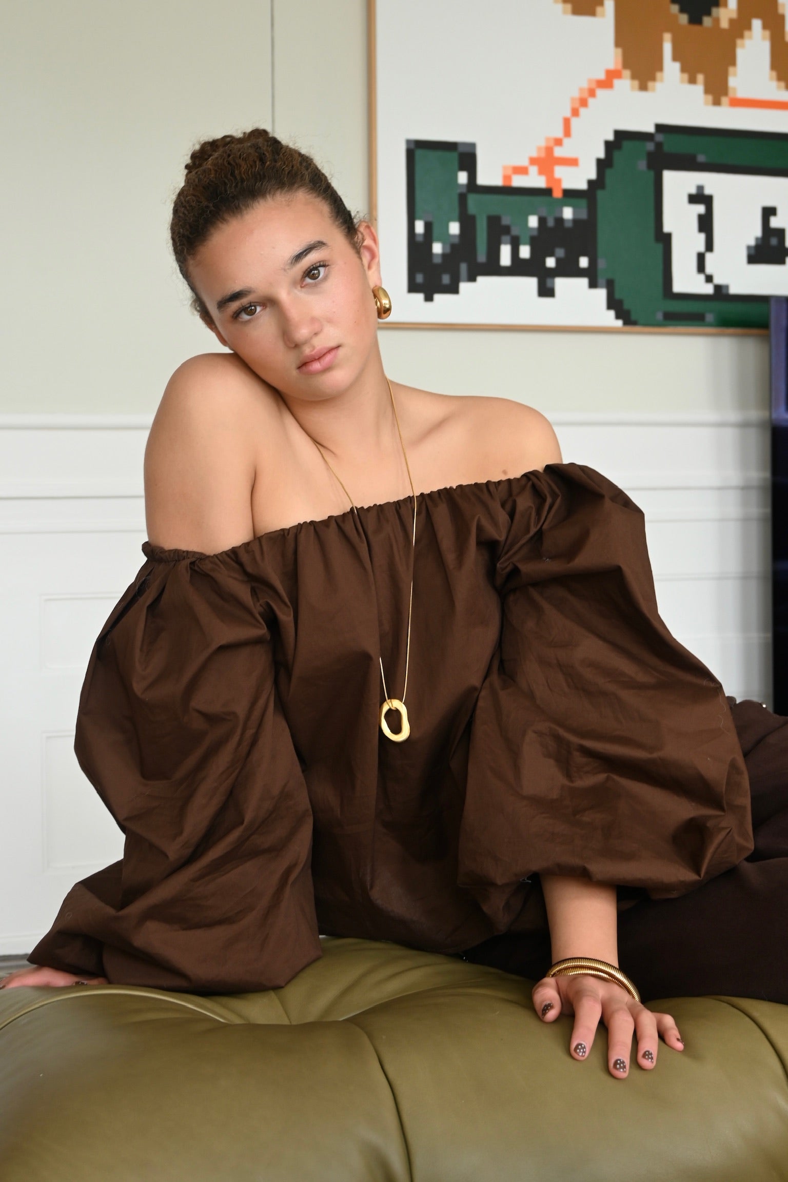 Ovales Liebes-Halskettchen - Gold