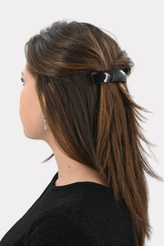 Glossy-glow-hair-clip-brown-fashiontiger