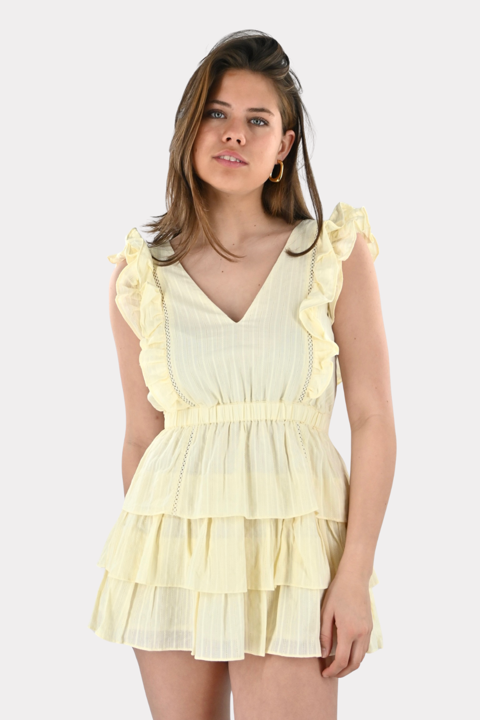 [photo_size]Roos is 1.70m lang en draagt maat S/M.