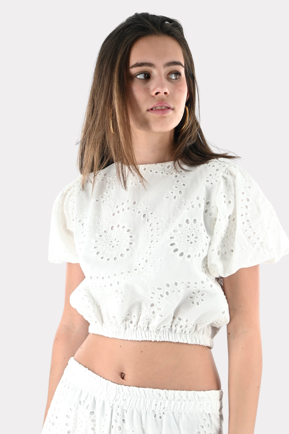 Valencia top - white
