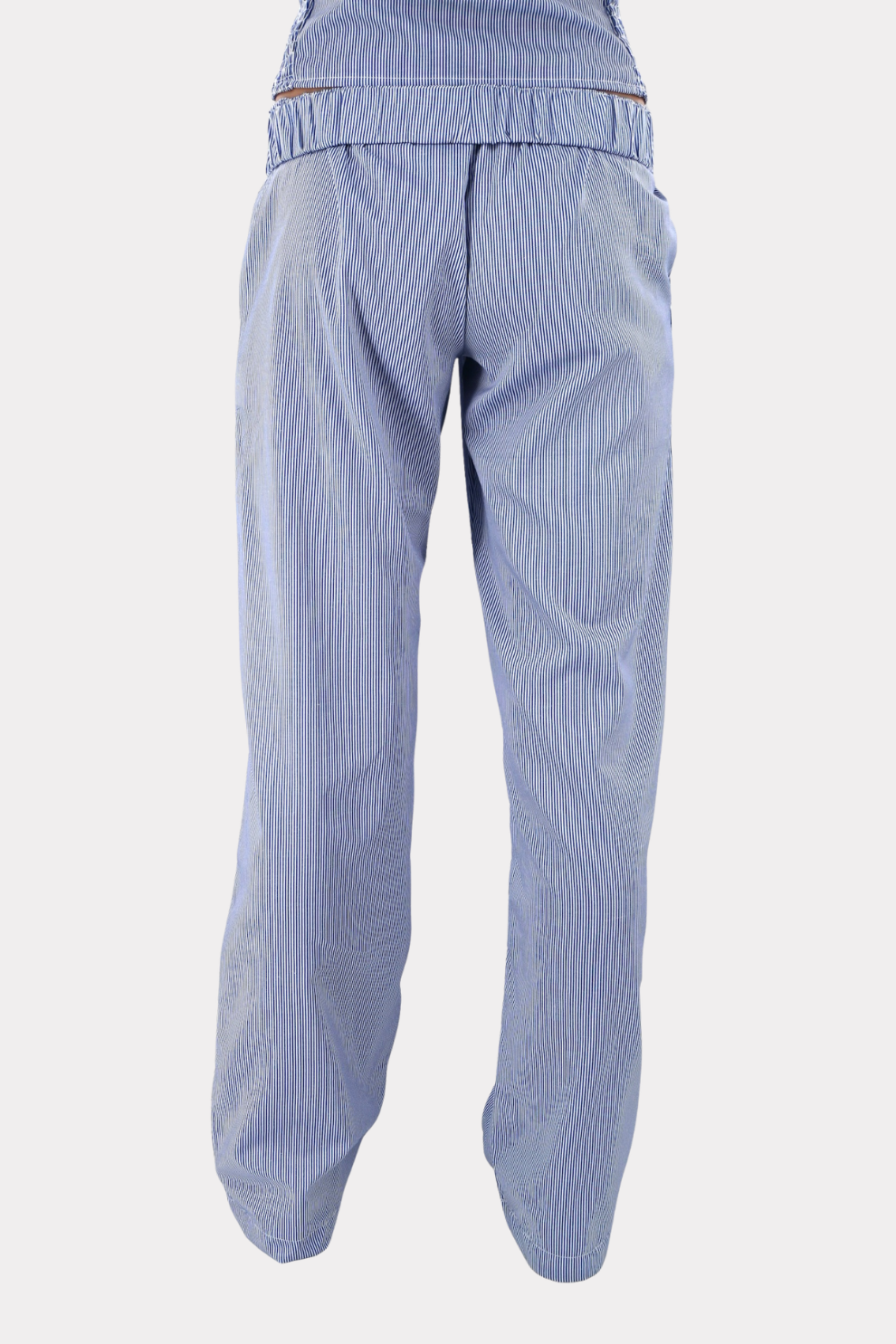 Tiger Hose gestreift - blau/weiß