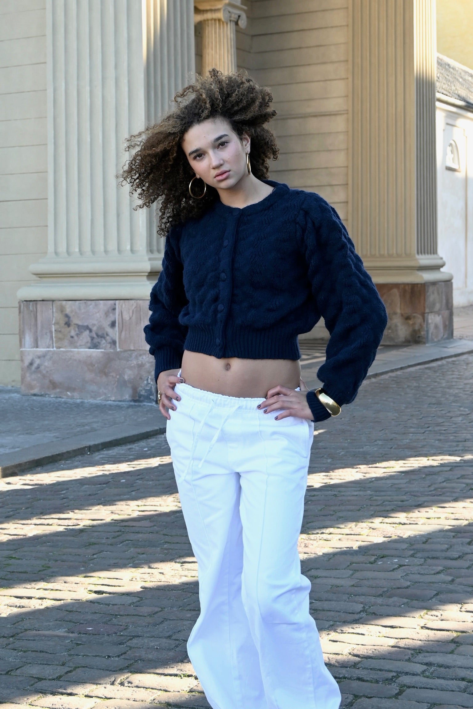 Yuna Cardigan - Navy