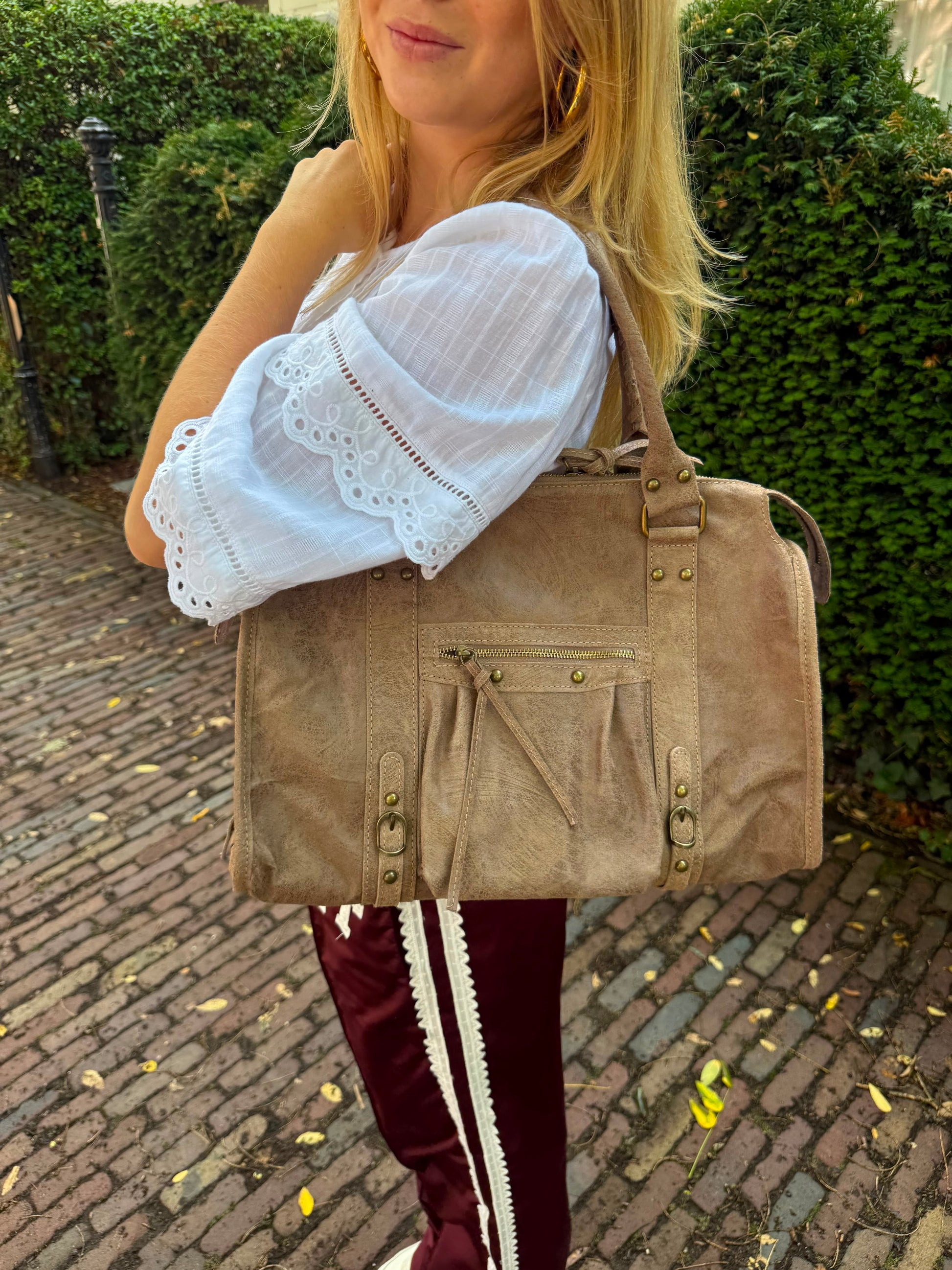 Icon-Tasche - Taupe