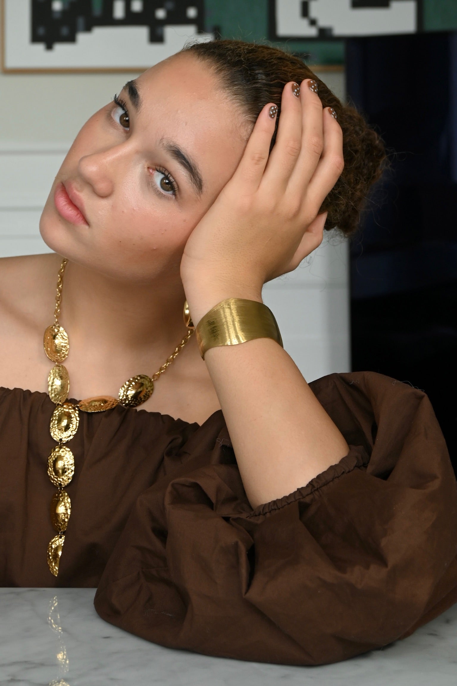 Athena bracelet - goud