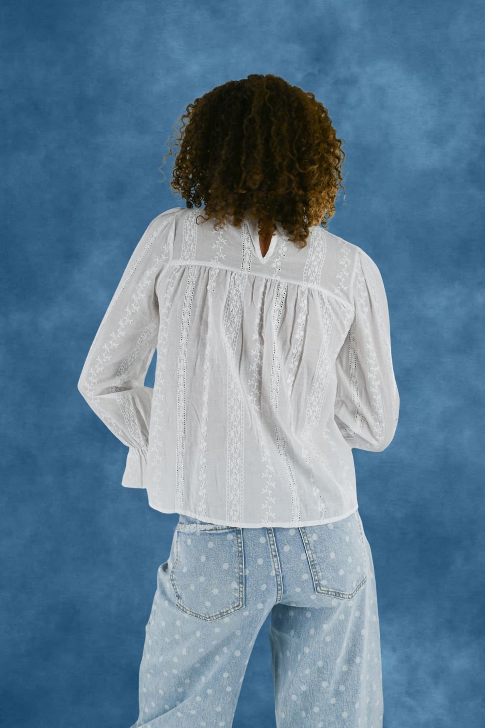 Amalien blouse - wit - Fashiontiger 6