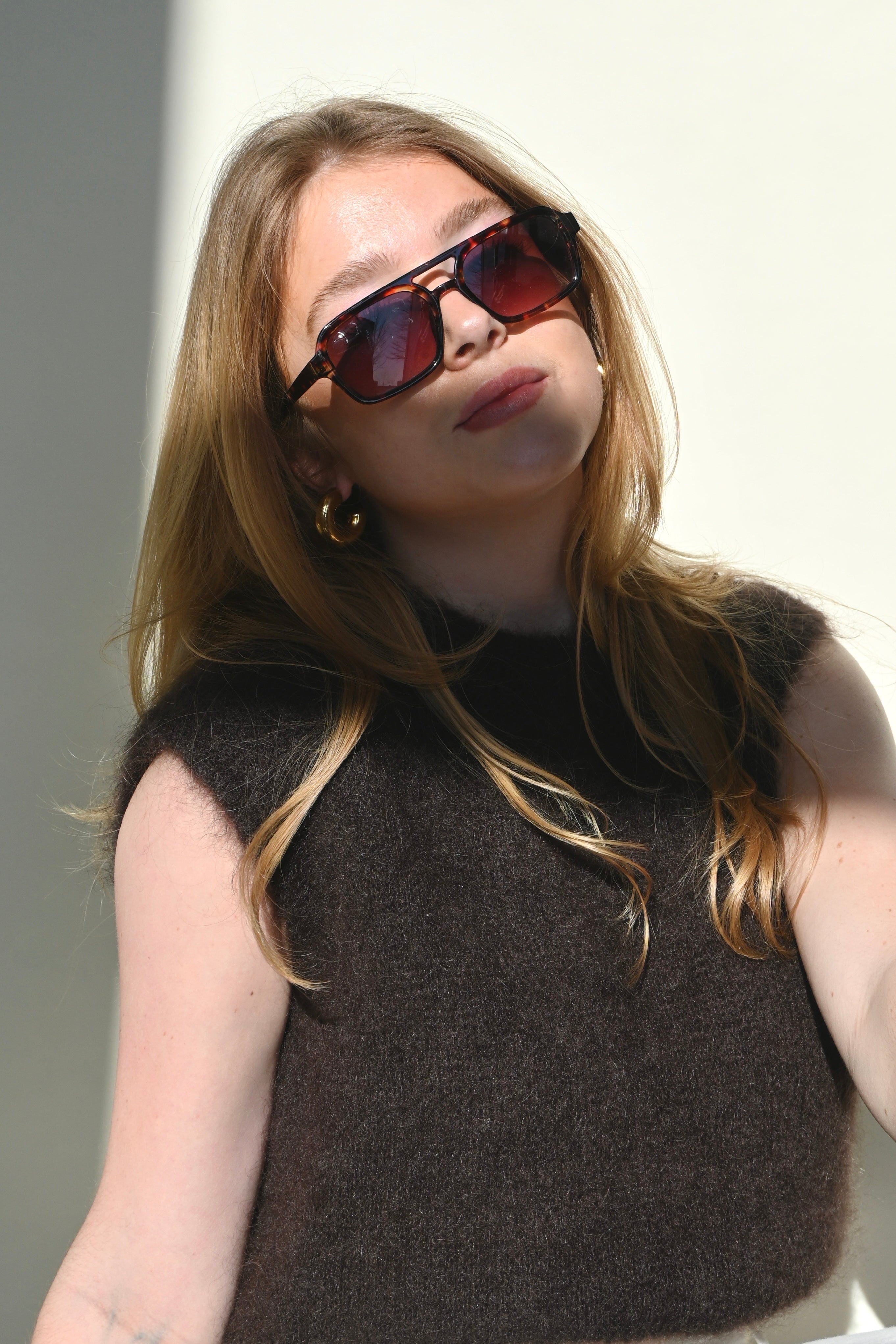 Aviator Sunnies - leopard - Fashiontiger 1