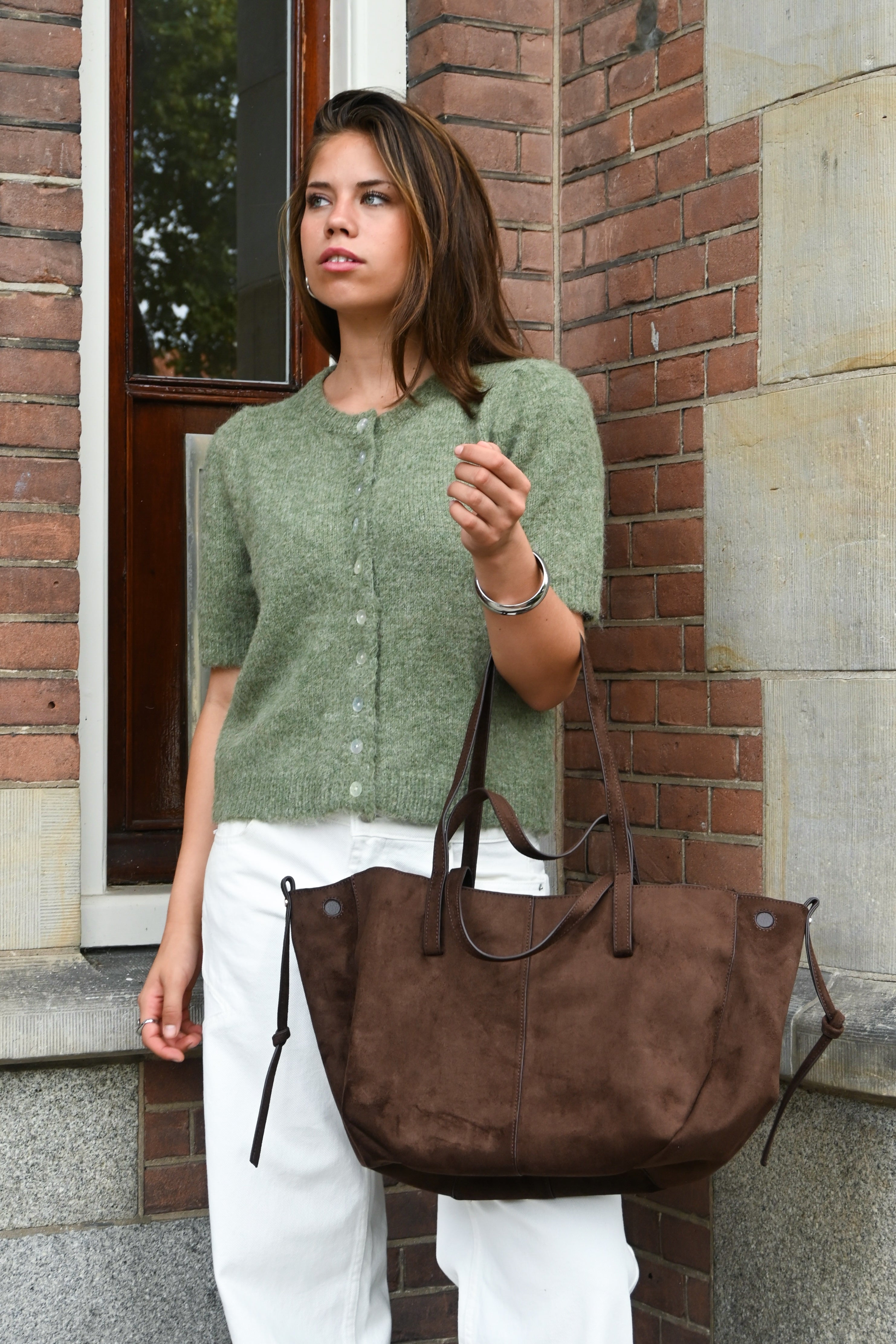 Signature bag - donker bruin