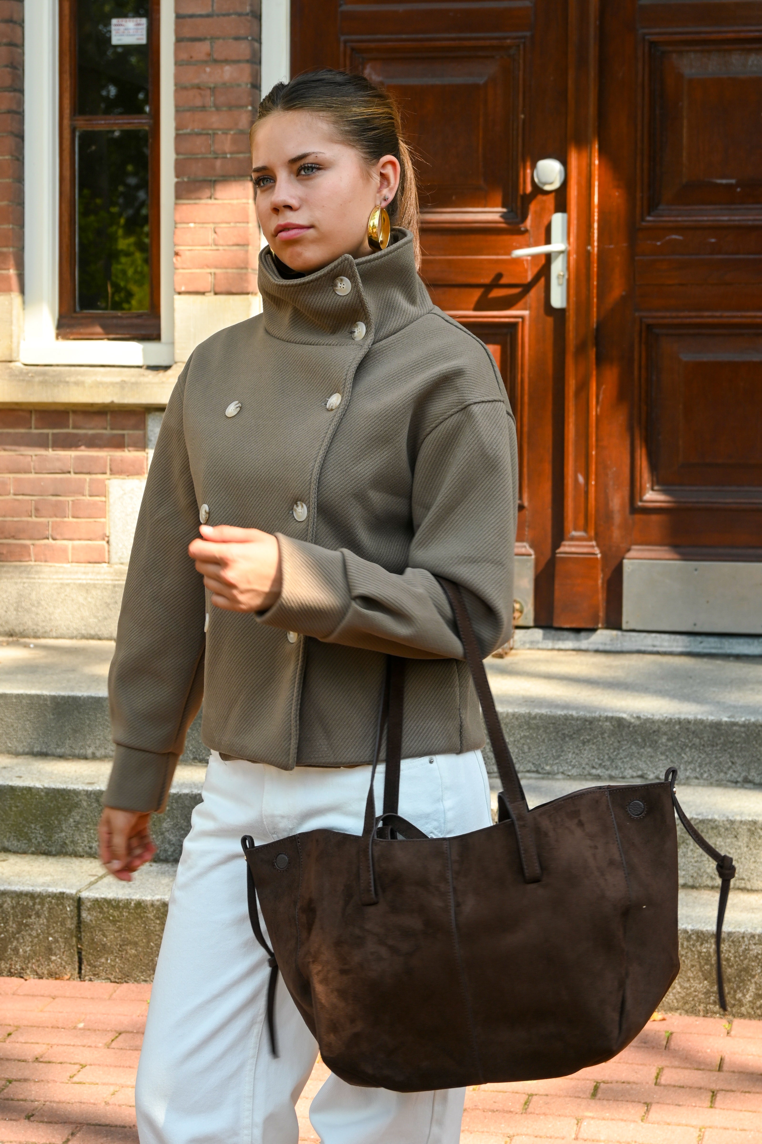 Signature bag - donker bruin