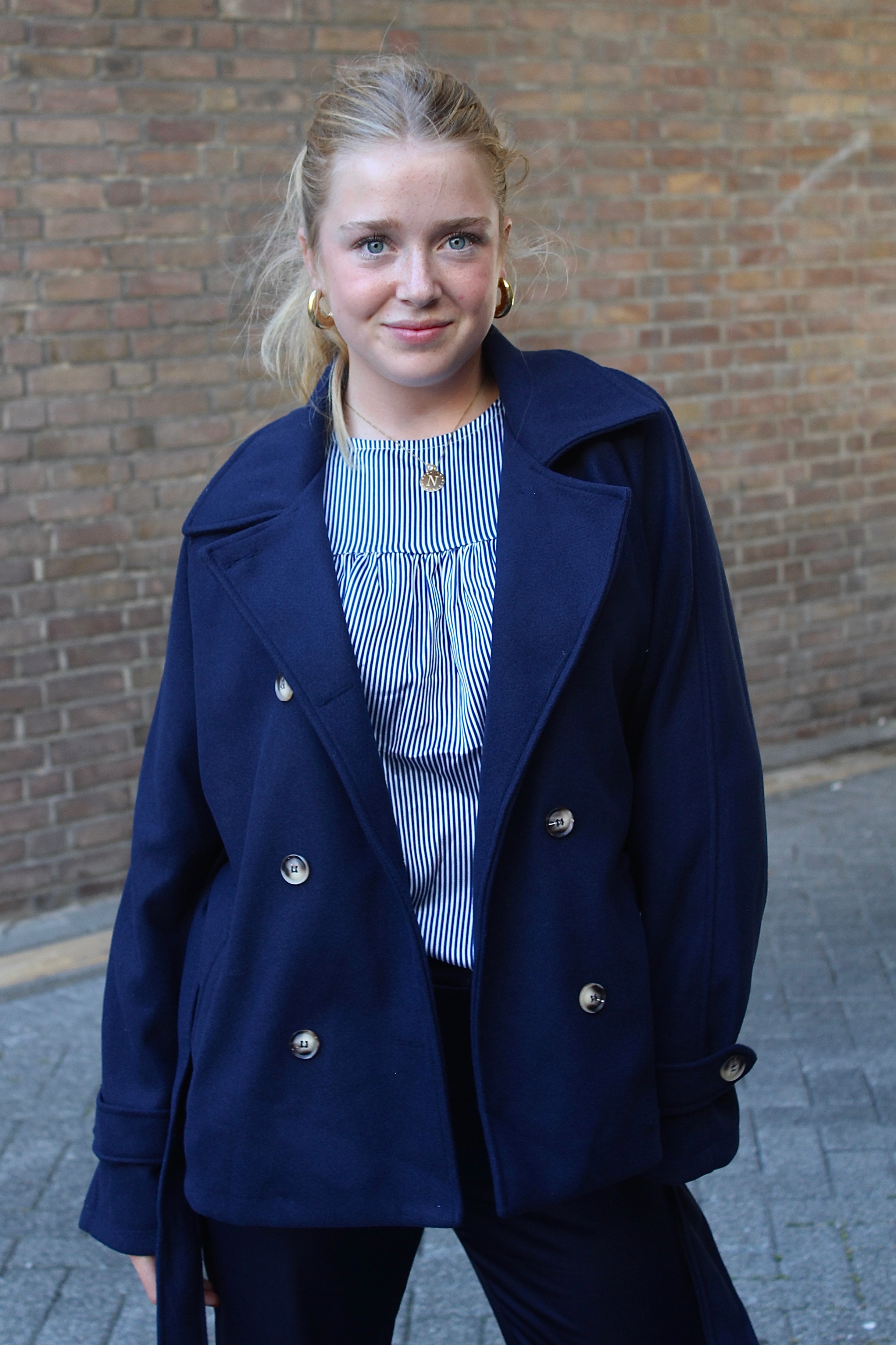 Louise trench coat - navy