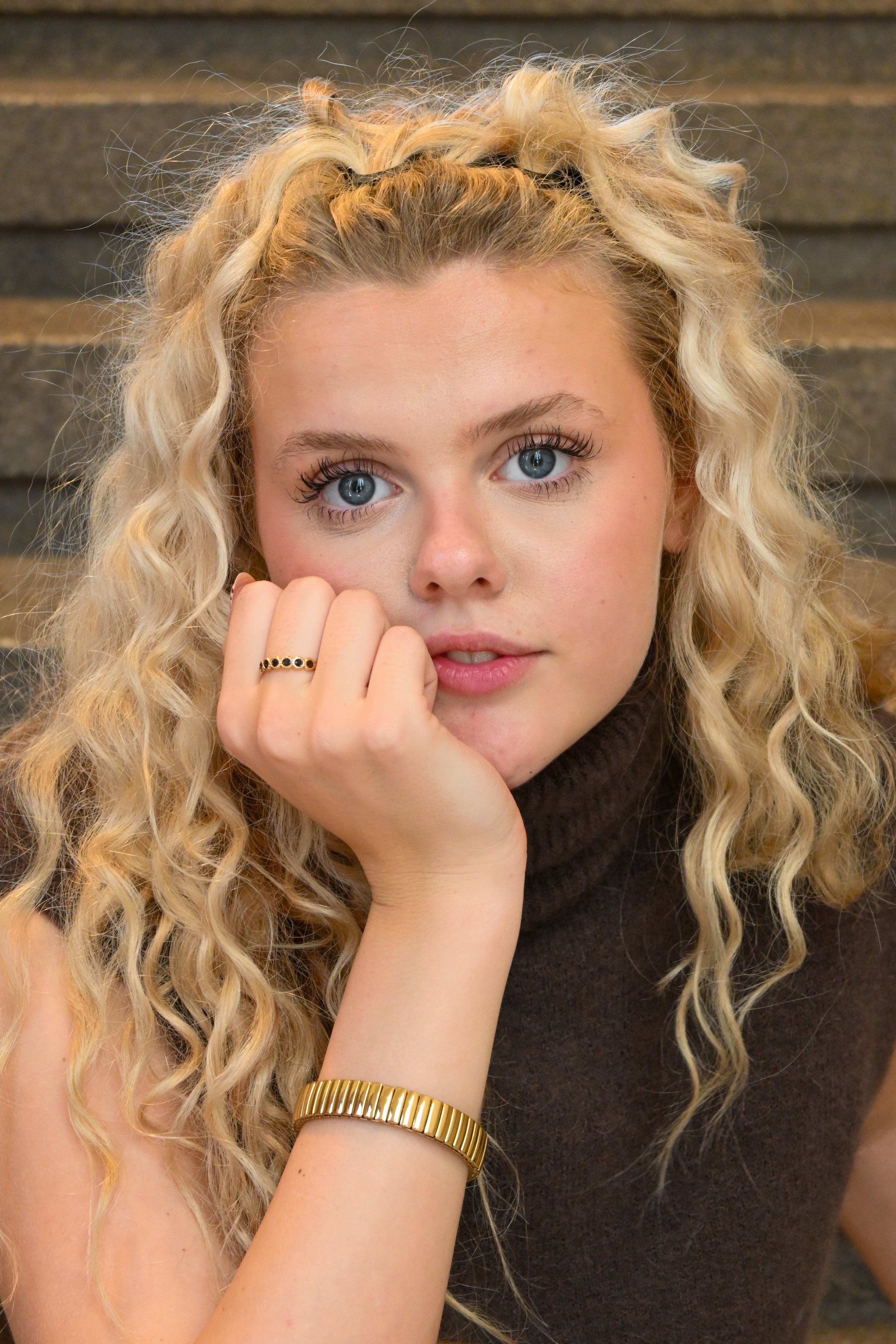 Back 2 school ring - bruin/goud - Fashiontiger 1