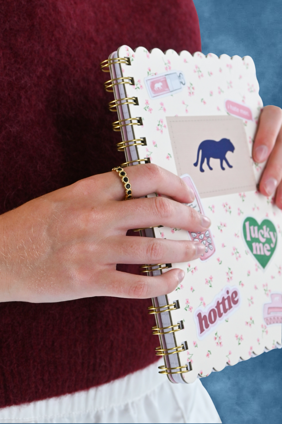 Back 2 school ring - bruin/goud - Fashiontiger 3
