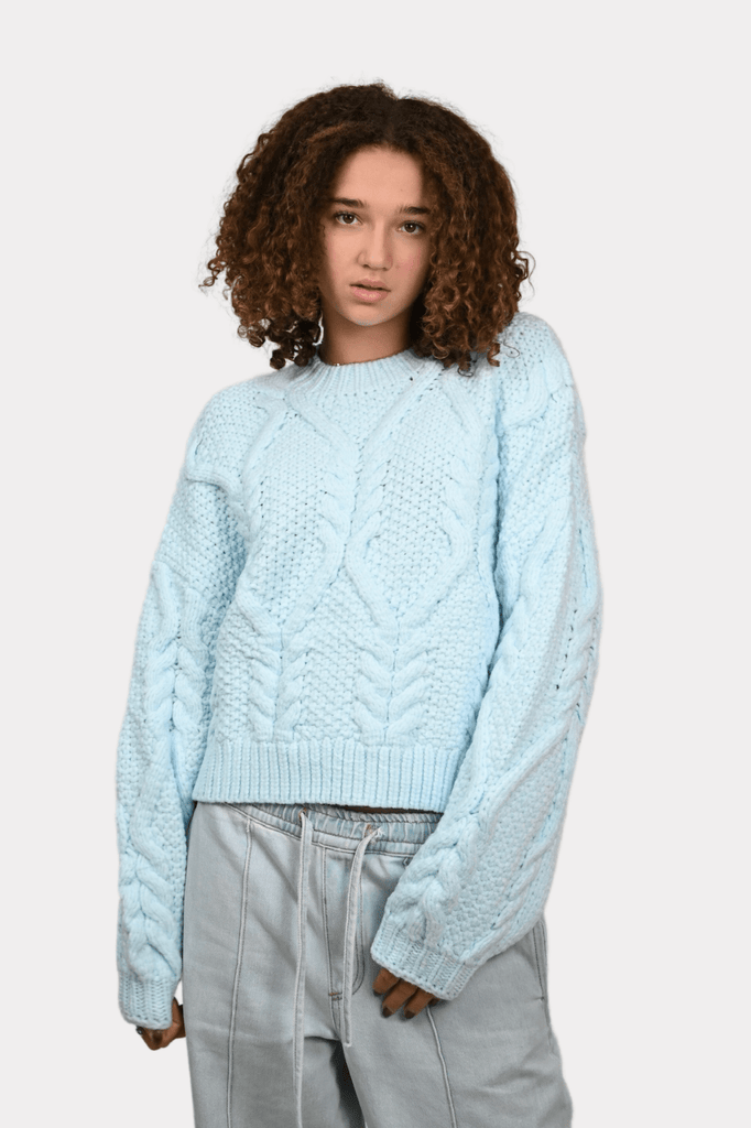 Cambridge knit - baby blue 1