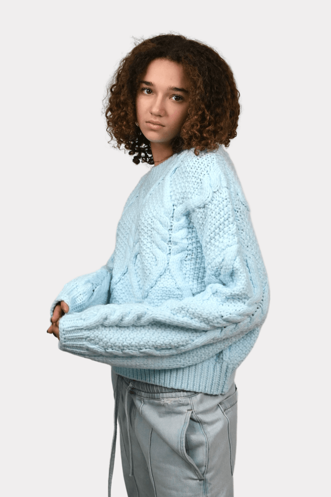 Cambridge knit - baby blue 2