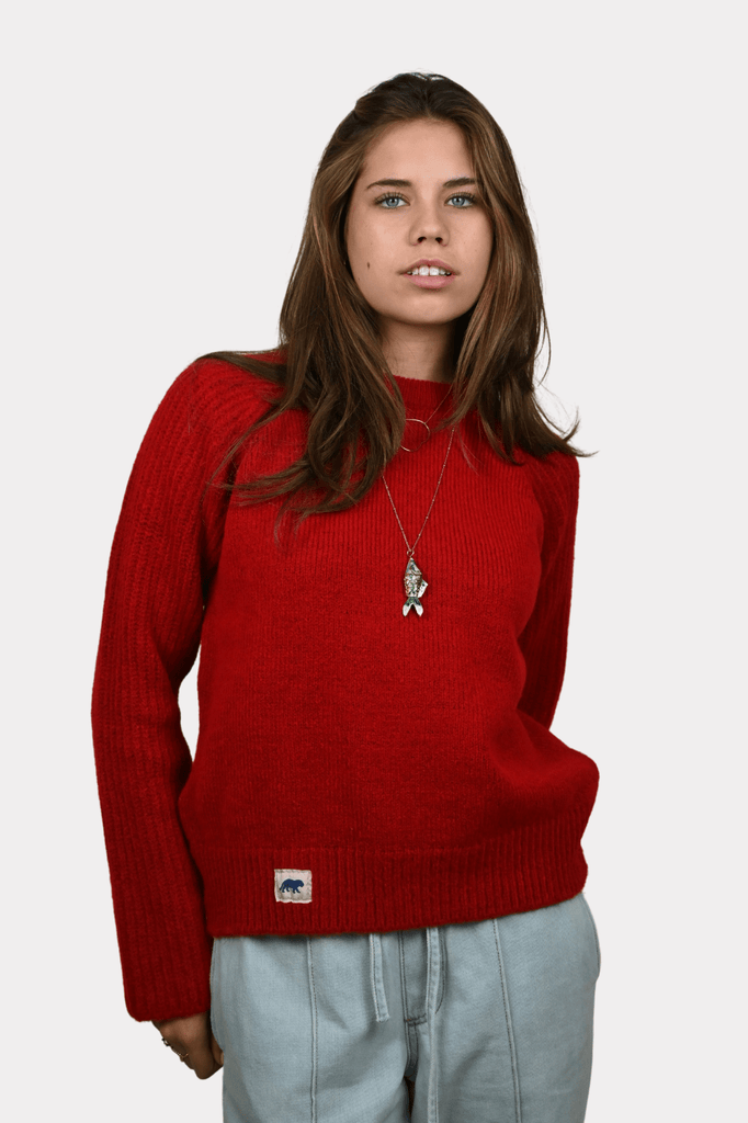 Chelsea knit - rood - 3