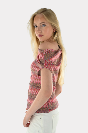 Coastline Top - rosa - Fashiontiger 2