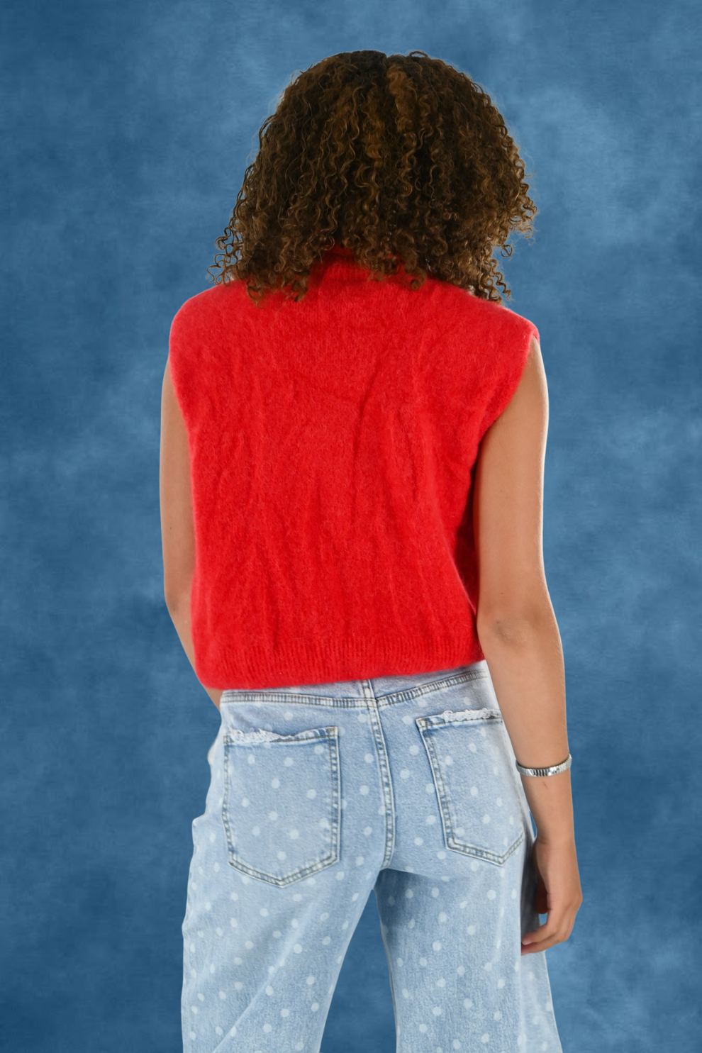 Cozy high knit - rood - Fashiontiger 6