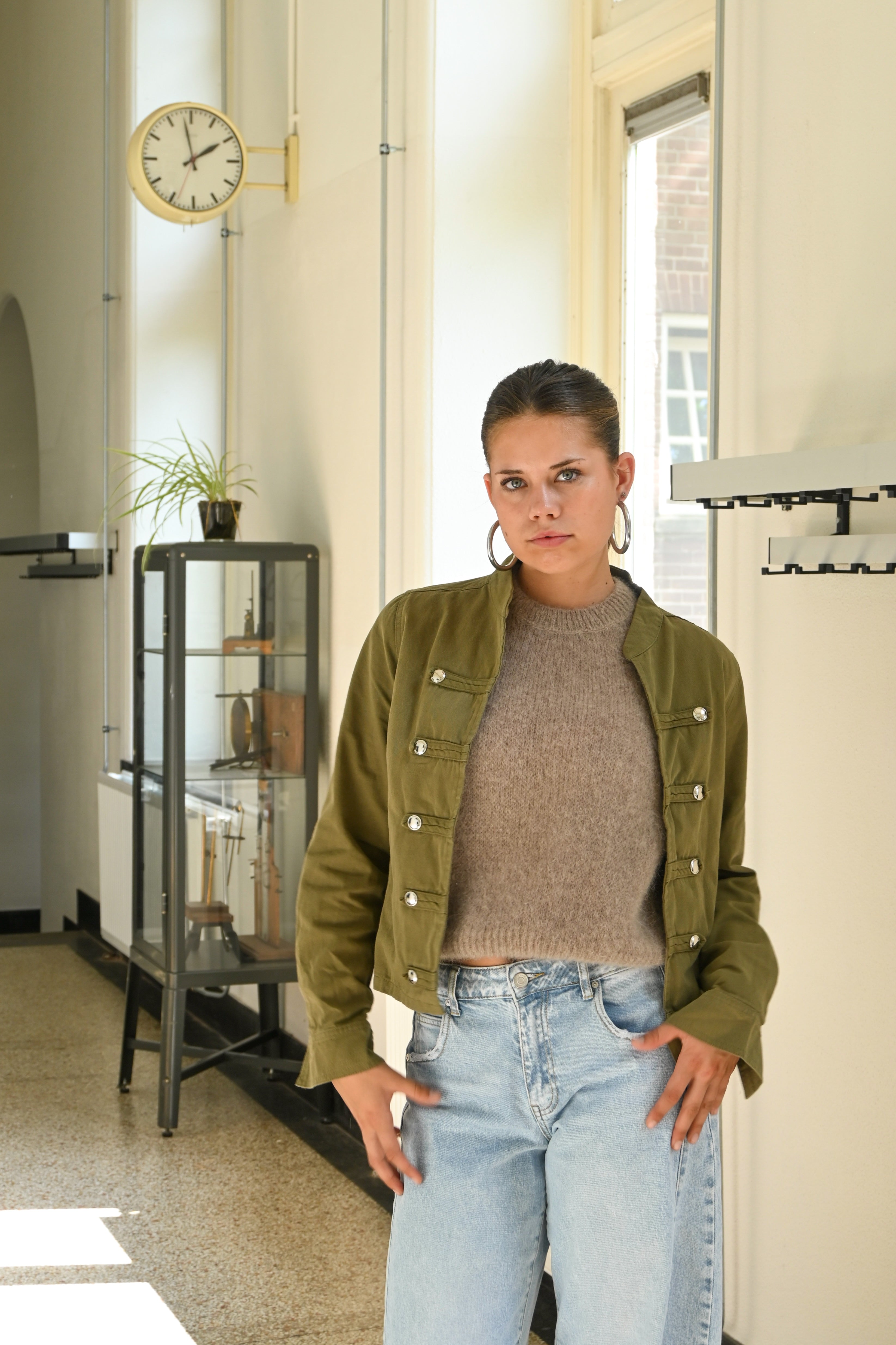 Veronica Jacke - grün