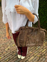 Icon-Tasche - Dunkelbraun